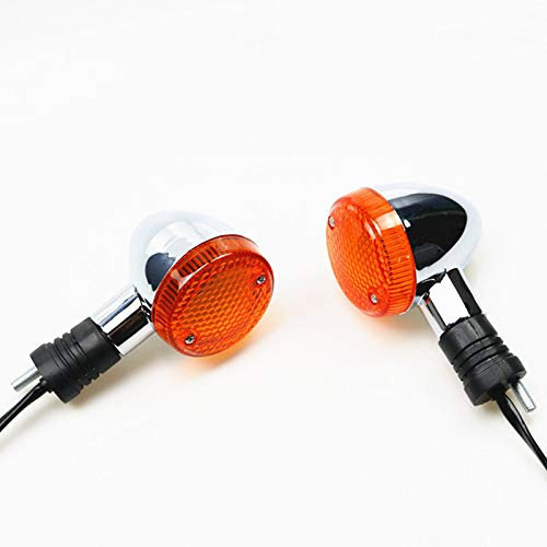Newland2019 Chrom Bernstein Blinker hinten für Honda Magna 250 750 Shadow 400 750 Steed VLX400 600 1100 DLX VTX 1300 1800