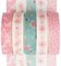 YUBX 5 Rollen Washi Tape Set Kreative Basic Dünn Dekorative Bänder für Kunst, DIY Handwerk, Bullet Journals, Planer, Scrapbooking, Verpackung (Sakura)