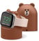 elago | LINE Friends W2 Ladestation Ständer Kompatibel mit Apple Watch Serie 10, 9, 8, SE2, 7, 6, SE, 5, 4, 3, 2, 1 Kompatibel mit Apple Watch Ultra 2 & 1 Nachttisch-Modus (Brown)