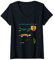 Damen Schnorchel T-Shirt mit V-Ausschnitt