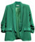Miss Rouge Veste,Blazer,couleur unie,manche 3/4