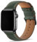 Tasikar Lederarmband Kompatibel mit Apple Watch Armband 49mm 46mm 45mm 44mm 42mm Premium Echte Leder Ersatzarmband Kompatibel mit Apple Watch Ultra SE Series10 9 8 7 6 5 4 3 2 1, grün