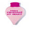 1L Hot Water Bottle with Mum Heart Cover - Natural Rubber 1 Litre Hot Water Bottle - Perfect Hot Water Bag for Pain Relief, Hand Feet Warmer and Cold Compress (Mum You Warm My Heart)