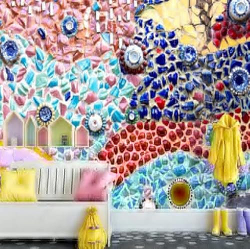 3D Fototapete Tapete Foto Benutzerdefinierte Mosaik Collage Wohnkultur Wandbild 3D Fototapete Schlafzimmer Dekor Tapete 3D-150Cmx105Cm