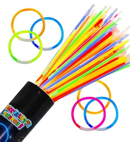 KAWIN Shopping on line Braccialetti Luminosi 400 Pezzi (Colori Misti)