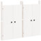 vidaXL Puertas de Cocina Exterior 2 uds Madera Pino Blanco 50x9x82 cm