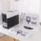 Hixingo 3 Pieces Set Computer Dirt-proof Cover, Desktop PC Dust Cover Protector Computer Screen Display Protective for 19-32 inch PC, Desktop and TV (Cartoon Bear,19 inches)