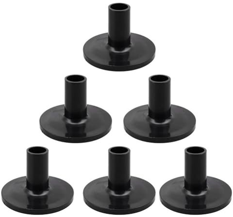 6 Stk. Kunststoff-Beckenhülsen, Lange Beckenhülsen für Schlagzeug-Sets, Ersatzteile und Zubehör für Aufführungen