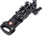 VX-600 Foldable Tripod Dolly with 3 Locking Track Wheels Pulley,Adjustable Leg Mount and Storage Bag, Aluminum Alloy Material and Built in Scale Reference, Lightweight for Easy