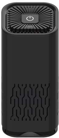 Jzoowar Car Air Purifier Ionizer Portable Purifier for Home, Vehicles, Work, and Travel Cleans Air of Dust, Smoke-Black