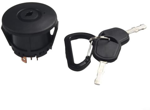Zündschalter Schlüsselschalter passend für Weiß für Troy-Bilt 925-06119B 925-06119A 925-06119 Aufsitzrasenmäher Ersatzteile