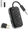 Lavales Emetteur Bluetooth pour TV, Transmetteur Récepteur Jack 3.5mm, 2 en 1 Adaptateur Bluetooth, Faible Latence 25H d'Autonomie pour Casque Bluetooth/Avion/Stéréo Domestique/Voiture