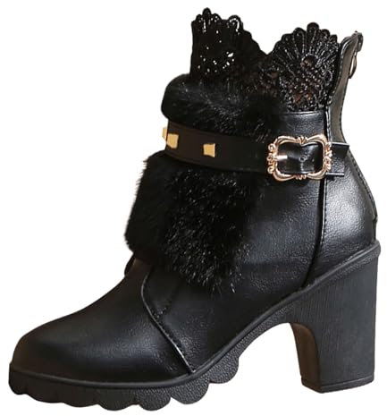 Stivali da Donna con Tacco Stivali Donna Estivi Traforati pianta Larga Anfibi Donna Estivi Stivali Estivi Donna Stivali Cowboy Donna Stivali Donna con Tacco Stivaletti Neri Donna Stivali Donna