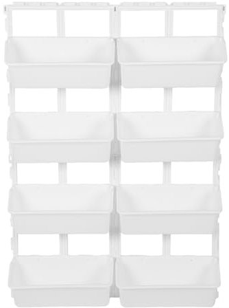 CCYLEZ Fioriera Sospesa a Parete, Fioriera da Parete Verticale, PP-ABS, Assemblaggio Fai-da-Te, Forte capacità Portante per Uso Esterno (#1)