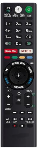 RMF-TX200E Telecomando universale compatibile per TV Sony Bravia KD-49XD8305 KD49XD8305 KD-55XD8599 KD-49XE8077, sostituisce RMF-TX201E RMF-TX300E, funzione vocale