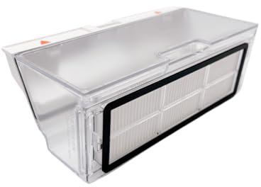 Pizgear Nuevo Ruby_S Cubo de Basura Blanco, for Roborock, S50/S51/S6 Robot repuestos de aspiradora Piezas de Accesorios Caja de Polvo recolección de Suciedad Caja de Polvo al vacío(S50 Dustbin)