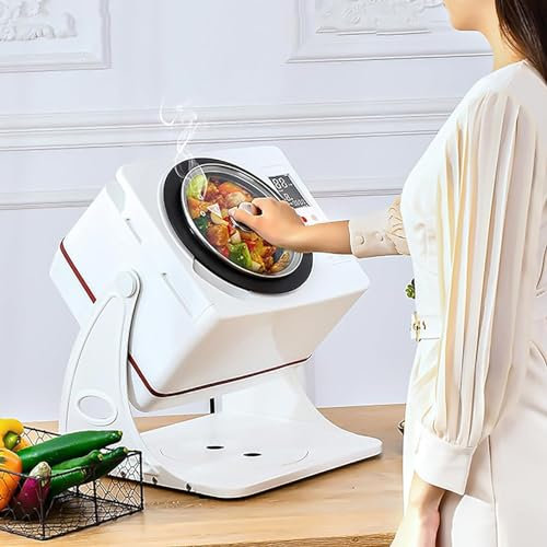 Máquina de cocción automática inteligente de 6 litros con rotación y calefacción 3D completa, protección de apagado automático