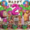 101 Pezzi Masha Stoviglie Compleanno 2 Anni, Addobbi Masha Compleanno Bambino, Masha Compleanno Palloncini Piatti Bicchieri di Carta Tovaglioli Tovaglia