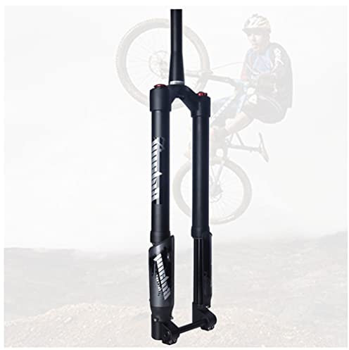 AADDFDD Forcella Ammortizzata per Mountain Bike da Discesa 26 27,5 29 Pollici DH MTB Forcella ad Aria invertita Escursione 150 mm Rimbalzo Regolabile Forcella Anteriore conica Perno passan