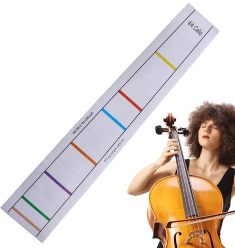 Fingerpositionsanzeiger für Cello - Griffbrettaufkleber für Anfänger | praktisches Training, Positions-Aufkleber für Cello-Fingerführungen