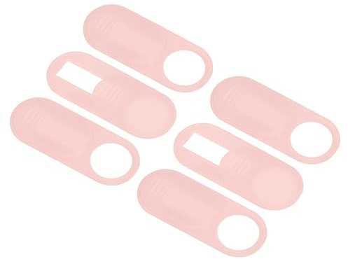 Nexarelle 6Pcs Computer Camera Cover Slide, (0.039 Thickness, Pink), Ultra-Thin Laptop Camera Blocker Protecting Privacy and Security for Various Tablet/Desktop/Smartphone/PC Accessories