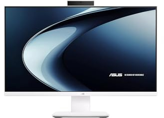 ASUS ExpertCenter V600 AiO VM670KA, All-in-One 27 Pollici FHD, AMD Ryzen AI 7 350, 16GB DDR5, SSD 512GB NVMe, WiFi 6, Bianco