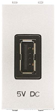Niessen N2185.2 BL - Toma cargador usb 1m 2a/5v bl