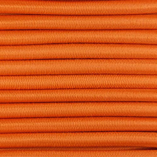 5m Gummikordel - Hutgummi - Rundgummi, hochwertig, extra-stark in 5mm, orange