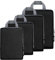 Eono Komprimierbaren Packwürfeln zur Organisation Ihres Reisegepäcks, Compression Packing Cube, Packtaschen Set & Gepäck Organizer für Rucksack & Koffer - Net, 4-teilig