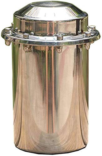 RISEDC Time Capsule Container Verrouillage étanche en Acier Inoxydable Future Graduation Stockage Cadeau Marchandises 20cm / 7.9inch