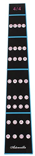Fingerführung für Violine geige griffbrett aufkleber Abnehmbare 4/4 Griffbrett-Aufkleber-Führung mit Anleitung Aufkleber, Violin Notes Sticker Full Size Guide Acoustic Violins