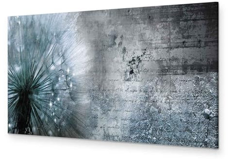 murando - Wandbilder XXL Pusteblume 90x30 cm 1 tlg - Wand Deko Vlies Leinwand Bilder Groß Wanddeko Wohnzimmer Schlafzimmer Kunstdrucke Panoramabild - Blumen Natur Löwenzahn b-C-0180-b-d