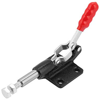 EVTSCAN Neueste Toggle Clamp Eisen verzinkt Schnellfixierte Toggle Clamp Halteriegel Push Pull Action Handwerkzeug(GH-305-CM)