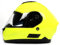 BHR Casco Integrale Moto con Doppia Visiera 814 RIDE | Casco Moto Integrale Omologato ECE con Visiera Doppia Antigraffio | Casco Moto Donna/Uomo con Sgancio Micrometrico | Giallo Fluo | M
