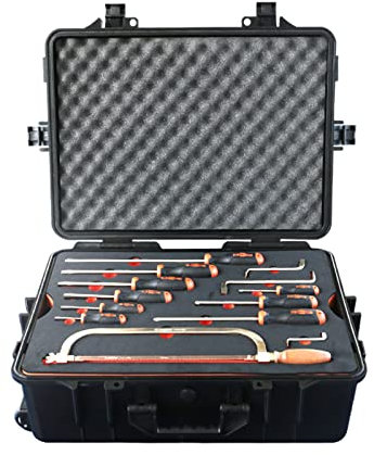 WEDO Juego de herramientas sin chispas de 36 piezas,kit de herramientas de seguridad sin chispas con llaves,alicates,destornillador,martillo,resistente a la corrosión,DINgB,cobre berilio