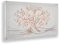 Giallobus - Quadro - 08 - Capezzale Moderno - Sacra Famiglia e Albero della Vita - Riflessi Rosa - Tela Canvas Telaio Standard - 100x50 - Pronto da Appendere - Quadri Moderni per la casa