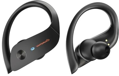 HAPPYAUDIO Bluetooth Kopfhörer Sport,Kopfhörer Kabellos Bluetooth 5.3 mit ENC - 56 Stunden IPX6 In Ear Kopfhörer Bluetooth Sport mit Mikrofon | HiFi Stereo Deep Bass Sound Sport Kopfhörer