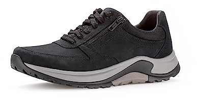 Pius Gabor Herren Sneaker Low,Halbschuhe,Wechselfußbett,zertifiziertes Leder,Laufschuhe,schnürschuhe,schnürer,Midnight,40.5 EU / 7 UK