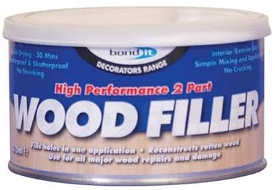 Bond It Multi Purpose JOINERS GRADE Wood Repairing Resin Filler 275ml All Color Tough Durable Polyester Resin Filler for Permanentlyr (Light Oak)