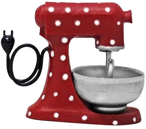 TOYANDONA Mini Licuadora Juego Infantil Rojos Decoración Navideña Juguetes Infantiles Licuadora Mezcladora Pequeña Niño Electrodomésticos De Cocina Resina Casa De Muñecas