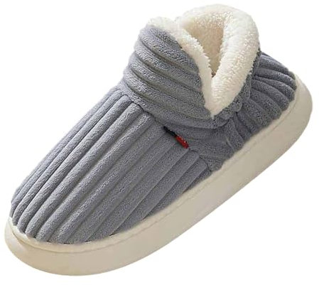 Guotobe Hausschuhe Damen Bequem rutschfest Wolke Hausschuhe Winter Warme Slippers Pantoffeln Plüsch Hausschuhe Flauschige Filzpantoffeln Große Größen Dicke Sohle Freizeitschuh