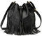 Gladdon Leder-Beuteltaschen für Damen, Umhängetasche, Schulterhandtasche, Schwarz , large
