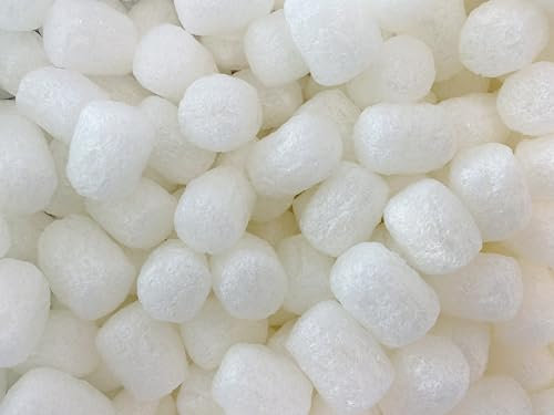 Aruva Kitchen Biologisch abbaubare Erdnüsse 0,25 cu ft natürlich antistatisch kompostierbares Popcorn zum Verpacken, LVBIO2