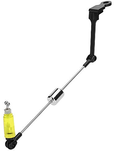 VGEBY Angeln Swinger Bissanzeiger, Angeln Leuchtende Bissanzeiger See Angeln Bissanzeiger Angeln Bissanzeiger Signalgerät Aufhänger Swing Bissanzeiger Europäische Alarme Zubehör (Yellow)
