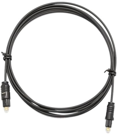Bamberg Câble Audio à Fibre Optique Numérique de 3 Mètres SPDIF OD2.2 TOSLINK-TOSLINK Cordon Plaqué Or Connectez-Vous au DVD CD Installation Facile