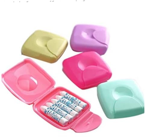 Pastoralist Tamponaufbewahrungsbox Frauen Sanitär Tampons Fall Halter Erstperiode Tasche zufällige Farbe Tampons Aufbewahrungsbox