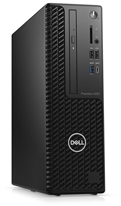 Dell Precision 3450 SFF Workstation – i7-10700 (8 Cores, 4.8GHz), NVIDIA Quadro P1000 4GB, 2TB PCIe Gen 4.0x4 NVMe, 32GB DDR4, vPro, GbE, DVD RW, Windows 11 Pro (Renewed)