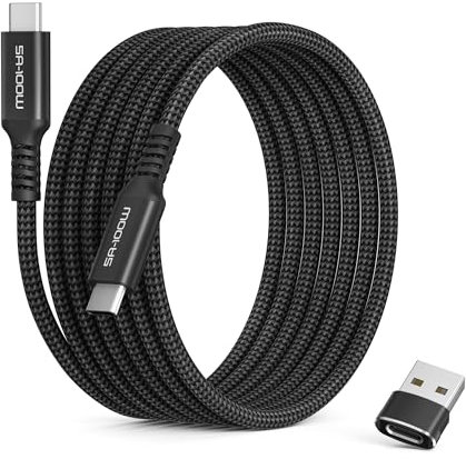 BASESAILOR USB Type C to C 100W Cable with USB Adapter 1M,Power Delivery Fast Charging PD Charger Lead for MacBook,iPad Pro Air 4 4th 5th Mini 6th Gen,Samsung Galaxy S20 S22 S23 S24 S25,Z Fold Flip