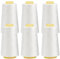 FOGAWA 6 rotoli Rocchetti di filo da cucito 40S/2, 3000 Yards Filato da cucito universale poliestere filo da cucito a mano Filo da cucire per Cucito, Quilting, Patchwork (Bianco)