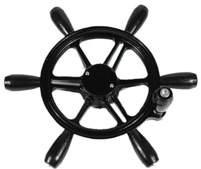 PSNKLMM Marine Lenkrad Yacht Zink Legierung Multi-Rad Lenkrad Lenkgetriebe Schnellboot Fischerboot Gummi Boot